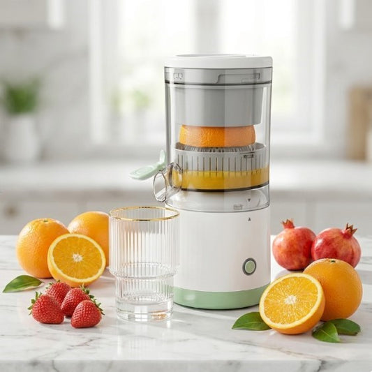 Citrus Juicer | Portable USB Rechargeable | Automatic Wireless Orange Juicer Extractor
