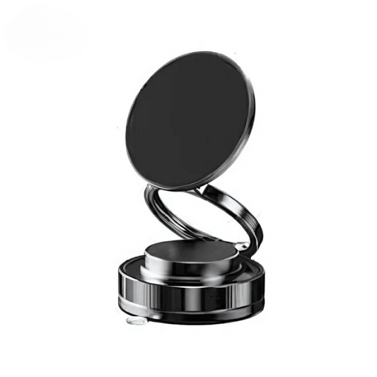 Folding Magnetic Phone Holder 360° with Vacuum Suction | Strong Dashboard & Windshield Car Mount | Adjustable Mobile & Desk Stand