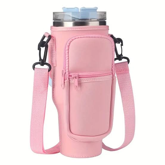 Carry Bag for 40oz Stainless Steel Tumbler with Adjustable Strap | Random Color