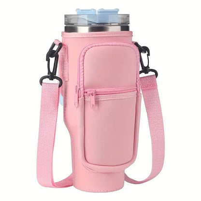Carry Bag for 40oz Stainless Steel Tumbler with Adjustable Strap | Random Color