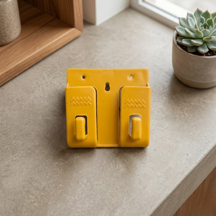 Pack of 10 Wall Mounted Universal Mobile Phone Holders | Space-Saving Charging Stand | Remote Organizer