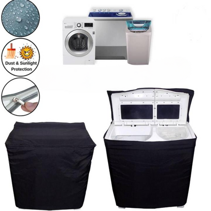 Twin Tub Washing Machine Cover | Waterproof cover for Double Tub Washing Machine | All Brands Supported Anti Sunshine