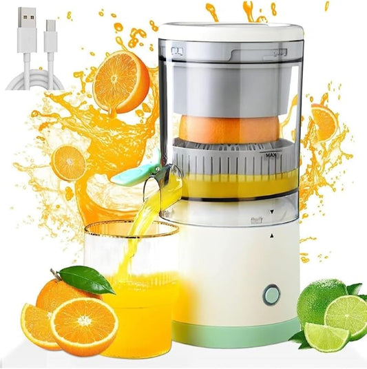 Citrus Juicer | Portable USB Rechargeable | Automatic Wireless Orange Juicer Extractor
