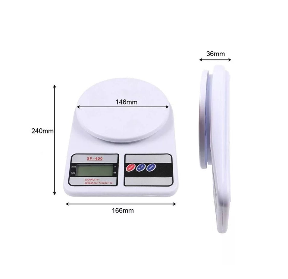 Kitchen Scale SF-400 Digital Electronic Weight Machine with Cell | Food & Grocery Measuring Scale upto 10 KG