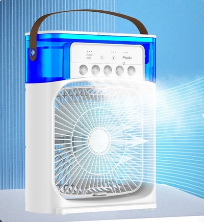 Mini Air Cooler Fan with Evaporative Cooling | Portable Household Air Conditioner 3 Speed | Random Color