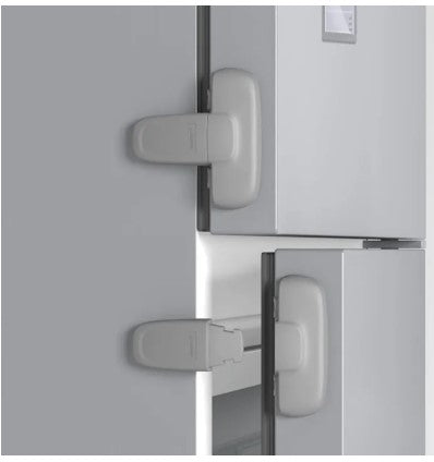 Universal Refrigerator Door Safety Lock – Baby Proof Fridge Lock with Strong Adhesive & Adjustable Strap