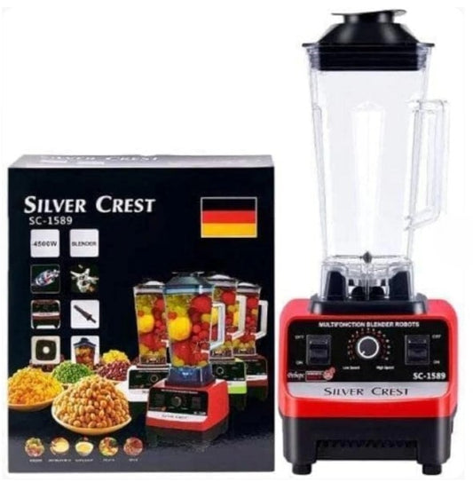 Silver Crest SC-1589 2 in 1 High Power Blender 4500W | Multi-Function Grinder | Smoothie Makerest SC-1589 2 in 1 High Power Blender 4500W – Multi-Function Grinder & Smoothie Maker