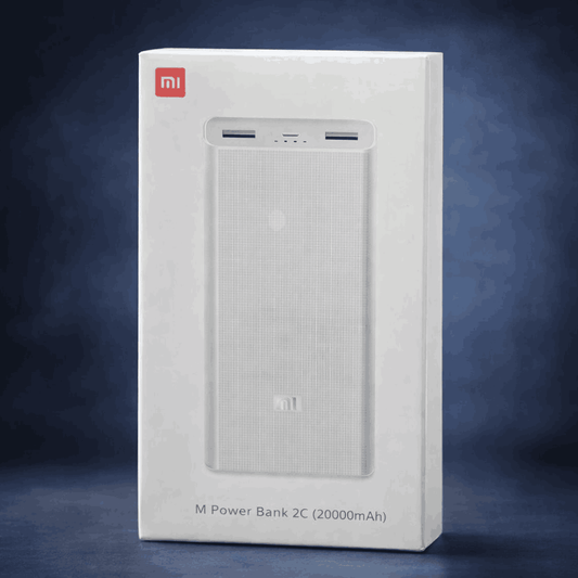 Xiaomi Mi Power Bank 2C 20000mAh | Dual USB Portable Fast Charging Power Bank with Smart Power Management