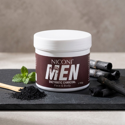 Men Enzyme De-Tan Pack for Face & Body | Deep Cleansing Tan Removal Formula | 300gram