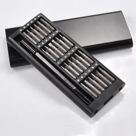 24 In 1 Screwdriver Bit Set Magnetic Disassembly Tool Durable Compact | Versatile Repair Kit For Daily Use