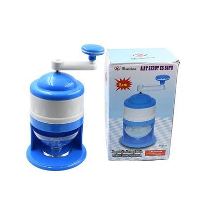Manual Portable Hand Ice Crusher Machine | Portable Shaved Ice Maker & Gola Maker with Stainless Steel Blades