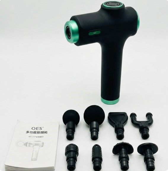 Multifunction Premium Muscle Massage Gun | Deep Tissue Percussion Massager | 8 Interchangeable Heads