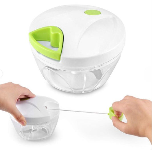 Speedy Chopper Multi-Use Turbo Cutter | Mini Handy Manual Vegetable & Fruit Chopper | Heavy-Duty