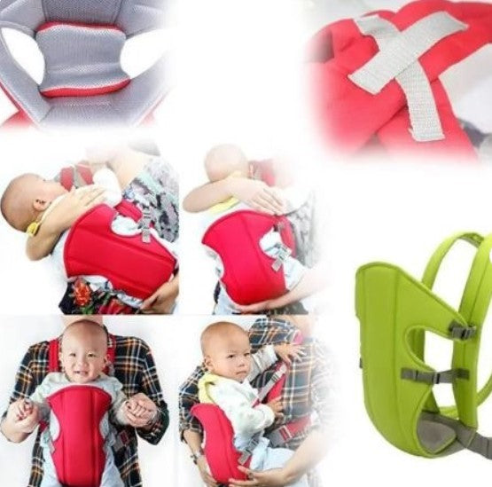 Adjustable Baby Carrier Safety Belt Backpack | Strong Material Infant & Toddler Carrier | Comfortable Baby Carrying Sling for Newborns (Random Color)