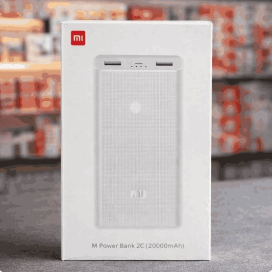 Xiaomi Mi Power Bank 2C 20000mAh | Dual USB Portable Fast Charging Power Bank with Smart Power Management