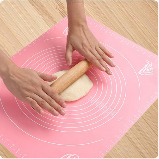 Silicone Baking Roti Mat with Measurements | Heat Resistant Non-Stick Flour Rolling | Kneading Dough Pad | Size 50x40