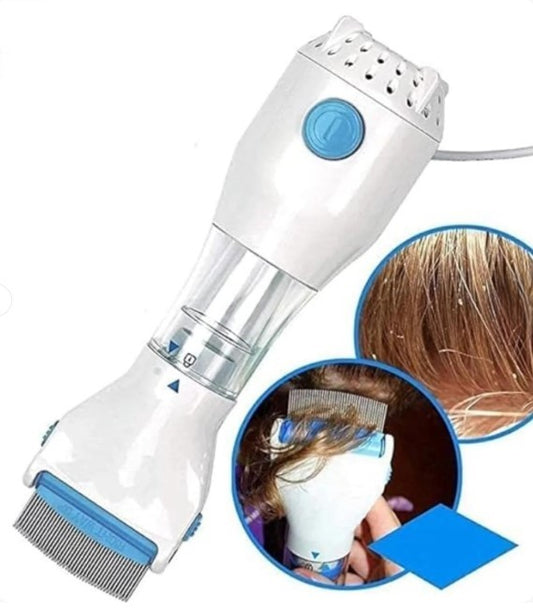 Anti Lice Metal Comb with 4 Filters | Stainless-Steel Fine-Tooth Head Lice & Nit Removal Comb
