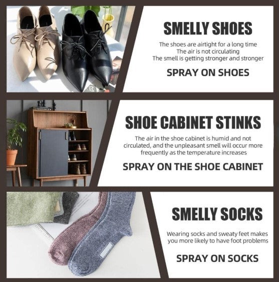 Footwear Deodorant Spray | Shoe Deo Odor Control Fresh Spray (100ml)