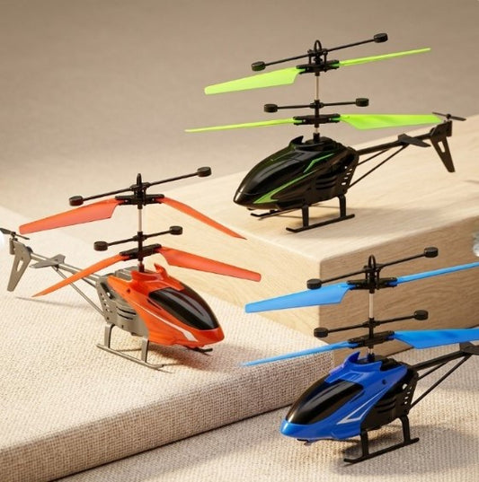 Infrared Induction Helicopter | Rechargeable Hand Sensor Flying Toy with LED Lights