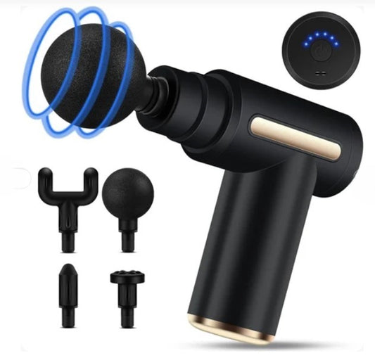 Powerful Deep Tissue Massage Gun | Multiple Attachments & Adjustable Speed