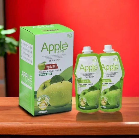 Apple Hair Color 96 Natural Black Ammonia | Chemical Free Hair Dye Brown Coverage Natural Black | Brown Shades 500x2ml