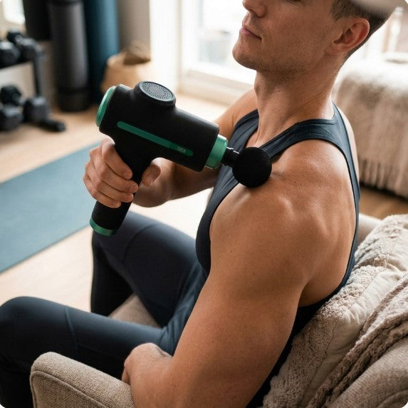 Multifunction Premium Muscle Massage Gun | Deep Tissue Percussion Massager | 8 Interchangeable Heads
