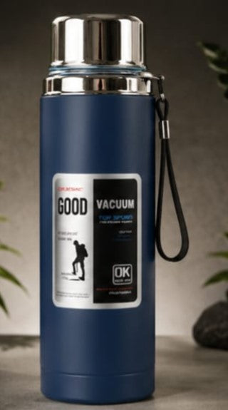 Premium 1000ml Stainless Steel Water Bottle | Leakproof Insulated Water Flask | Random Color