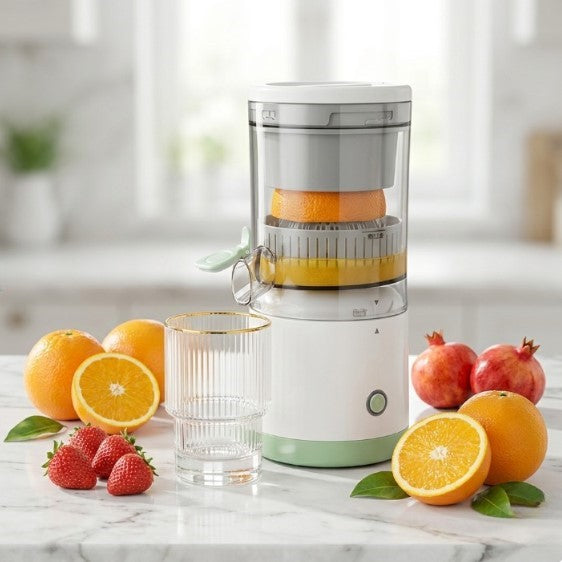 Citrus Juicer | Portable USB Rechargeable | Automatic Wireless Orange Juicer Extractor