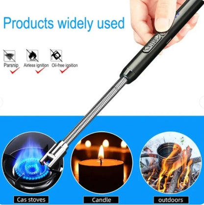 360° Outdoor Kitchen Lighter | USB Rechargeable Electronic Arc Lighter