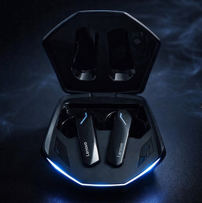 Lenovo ThinkPlus GM2 Pro Wireless Gaming Earbuds | Bluetooth 5.3 Low Latency Sports Headphones with HD Mic