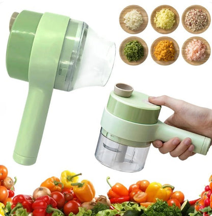 Electric Handheld Vegetable Cutter Slicer Multifunctional Food Chopper Compact Durable | Easy to Use Kitchen Tool