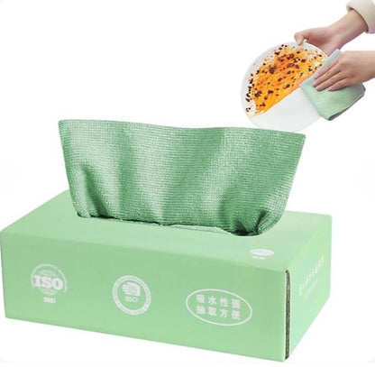 Microfiber Cleaning Cloth Pack Of 20 | Tissue Box Packing Microfiber Cleaning Towel Multi-Purpose Cloths for Kitchen, Car, Home & Professional Cleaning Use