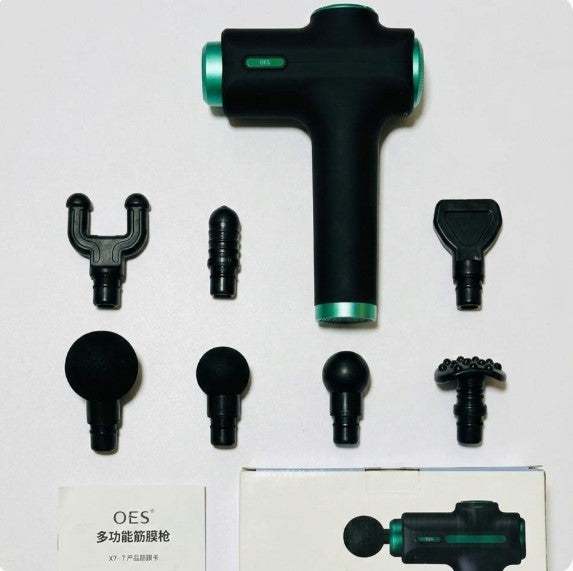 Multifunction Premium Muscle Massage Gun | Deep Tissue Percussion Massager | 8 Interchangeable Heads