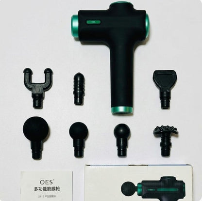 Multifunction Premium Muscle Massage Gun | Deep Tissue Percussion Massager | 8 Interchangeable Heads