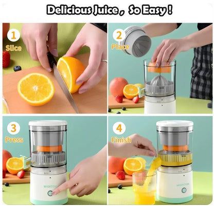 Citrus Juicer | Portable USB Rechargeable | Automatic Wireless Orange Juicer Extractor