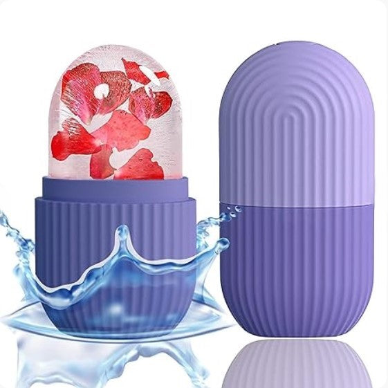Reusable Facial Ice Roller for Face | Enhance Skin Glow Shrink &Tighten Pores | random color