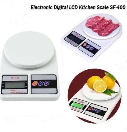 Kitchen Scale SF-400 Digital Electronic Weight Machine with Cell | Food & Grocery Measuring Scale upto 10 KG