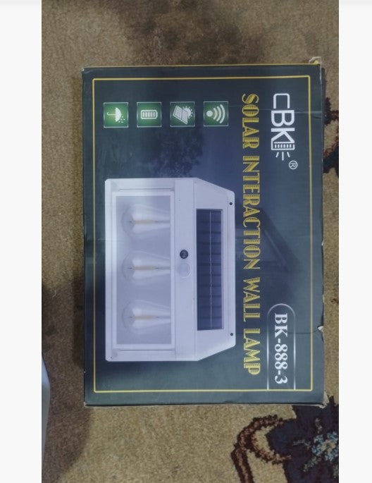 Solar Interaction Wall Lamp | Outdoor Motion Sensor Light Solar | Powered LED Wall Light Waterproof