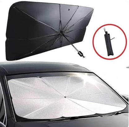 Foldable Car Windshield Sunshade Umbrella | UV Protection & Heat Insulation Cover