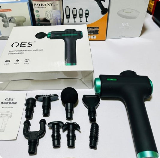 Multifunction Premium Muscle Massage Gun | Deep Tissue Percussion Massager | 8 Interchangeable Heads