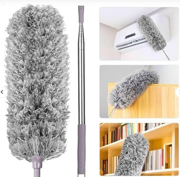 Microfiber Premium Fan Duster | 360 Flexible Dirt & Dust Duster for Home Office Use | Microfiber Duster