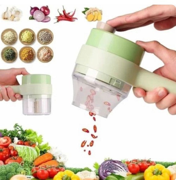 Electric Handheld Vegetable Cutter Slicer Multifunctional Food Chopper Compact Durable | Easy to Use Kitchen Tool