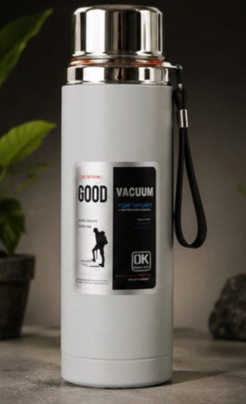 Premium 1000ml Stainless Steel Water Bottle | Leakproof Insulated Water Flask | Random Color
