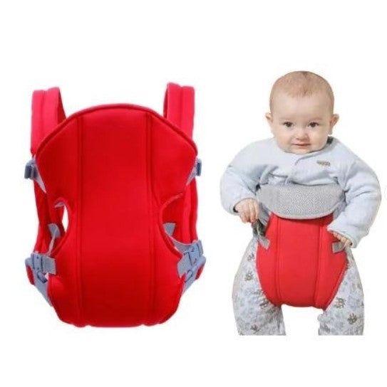 Adjustable Baby Carrier Safety Belt Backpack | Strong Material Infant & Toddler Carrier | Comfortable Baby Carrying Sling for Newborns (Random Color)