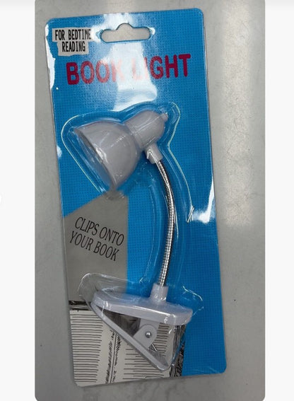 Mini Book Light with Clip | Portable LED Reading Lamp | Travel Bedroom Night Light | Eye Protection