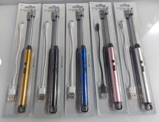 360° Outdoor Kitchen Lighter | USB Rechargeable Electronic Arc Lighter