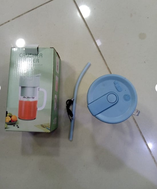 Professional Mini Juicer | Portable Blender & Smoothie Maker | Built-In Straw