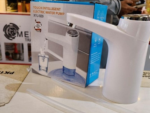 Electric Water Pump Touch Intelligent | Rechargeable Automatic Dispenser for Bottled Water with One -Touch Operation | Random Color