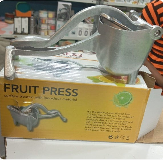 Stainless Steel Lemon & Orange Clip Handheld Fruit Juicer | Manual Citrus Squeezer for Kitchen Use