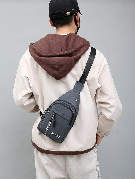 Premium Men’s Tactical Sport Chest Sling Bag for Travel & Hiking